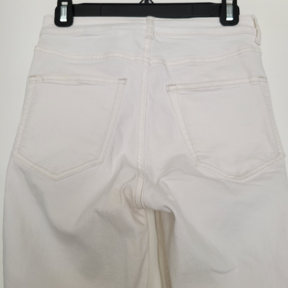H&M White Curvy Jeggings Ultra High Waist Ankle Lenght Skinny‎ Size 2 & Denim - Picture 8 of 10